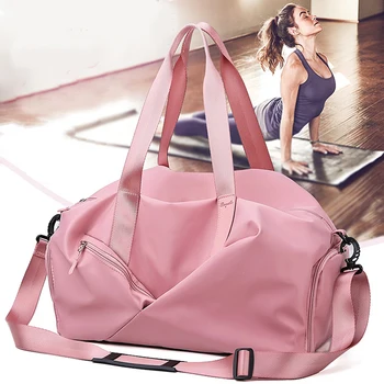 

Oxford Travel bag Unisex Dry and wet separation sports handbag large capacity waterproof duffel bag foldable weekend bag big bag