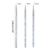 3pcs Nail Art Liner Brushes Acrylic UV Gel 3D Nail Painting Drawing Brush Pen Set Manicure Care Tool for DIY Nail Design 6