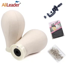 Cabeza de maniquí Alileader 1 uds, maniquí de cabeza de peluca para hacer peluca y exhibición y soporte de cabeza de maniquí profesional de salón de estilismo