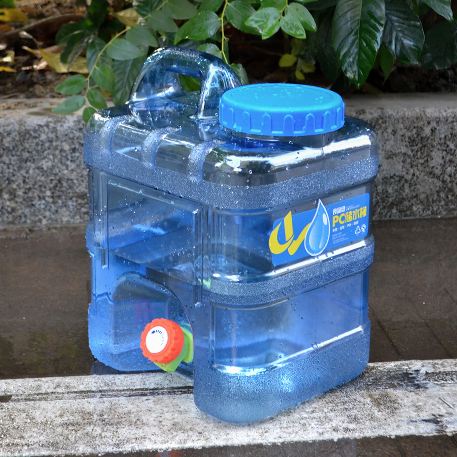 Réservoir Eau 7,5 L - Seau Minéral En Plastique Pour Conduite, Camping