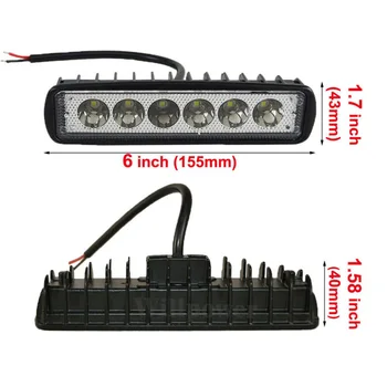 

Aluminum Work Light Spotlight For SUV Off-Road Vehicle ATV IP67 2pcs Auto