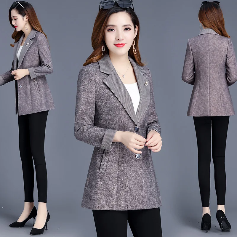 

Casual Suit Women's 2019 New Style Autumn Korean-style Western Style Slim Fit Slimming Short Versatile Fashionable Suit Jacket