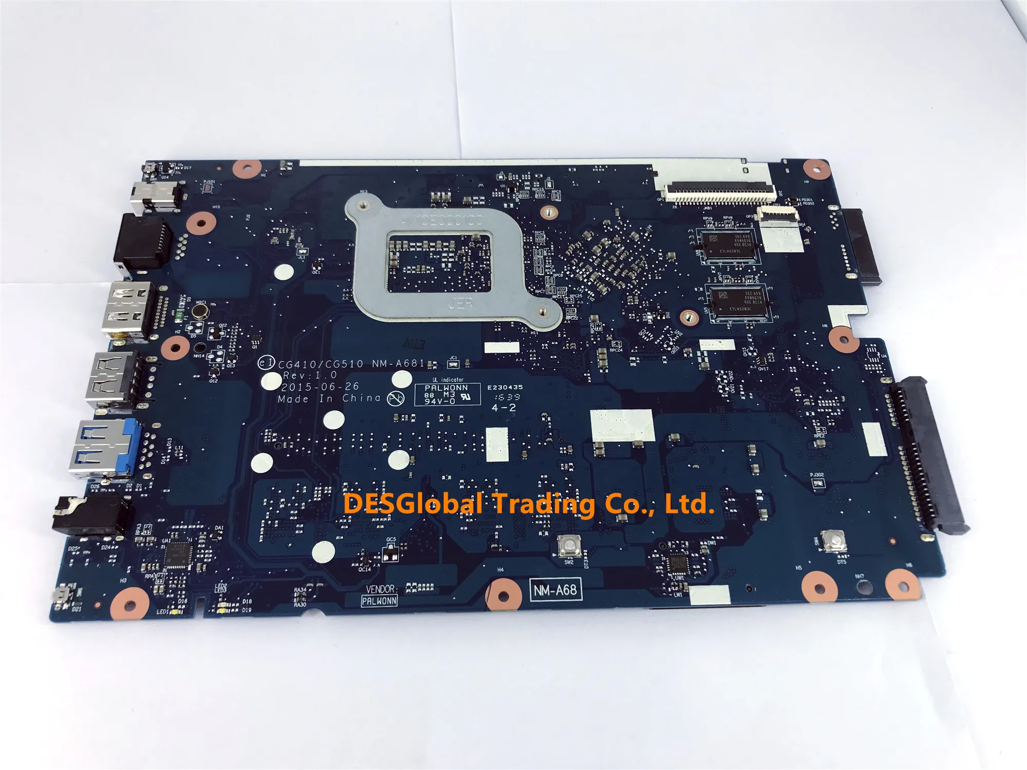 lower price  For Lenovo 100-14IBD 100-14IBY 100-15IBY Laptop Motherboard I3-5005U SR27G CG410/CG510 NM-A681 Main