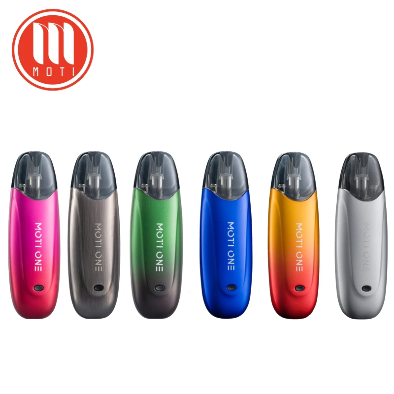Новейший MOTI ONE многоразовый вейп Pod 2 мл 0.3A kit 350 мАч батарея комплект электронной