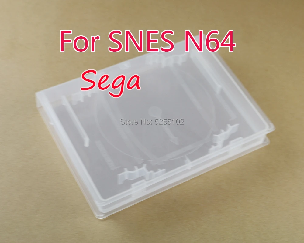 1 шт. коробка картридж для картриджа CD DVD протектор чехол прозрачный N64/SNES (США)/Sega