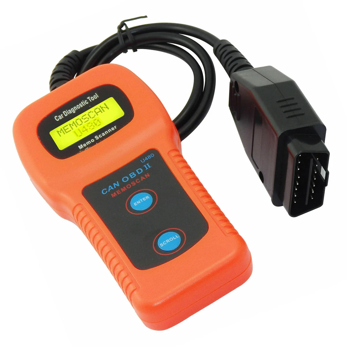 1 шт. Универсальный Автомобильный OBD2 сканер U480 ODB2 может считывать код двигателя автомобильный диагностический сканер инструмент OBDII автоматический диагностический ЖК-дисплей