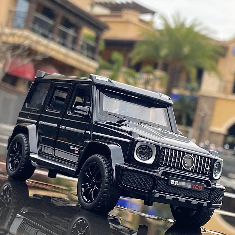 1/32 G700 G65 SUV 합금 자동차 모델 다이캐스트 시뮬레이션 금속 장난감 오프로드 차량 자동차 모델 사운드 라이트 컬렉션 어린이 선물