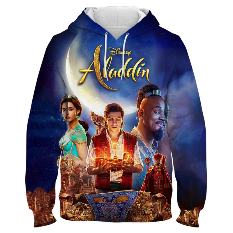 Aladdin Disney Movie 3d Print Men's Hoodies Spring Streetwear Women's  Sweatshirt Casual Harajuku Children Pullovers - Hoodies & Sweatshirts -  AliExpress
