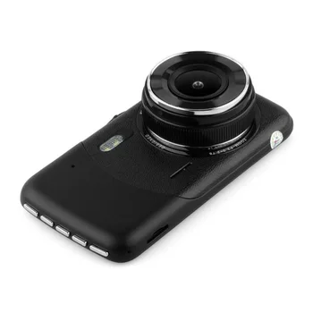 

Auto Dash cam Recorder Set 4" Front Dashboard Dual lens Black Rearview