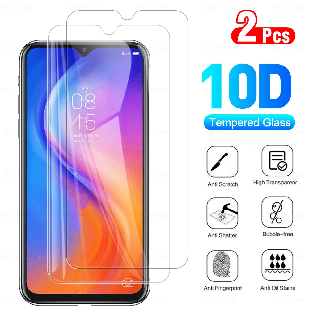 Защитное стекло для Tecno Spark 6 Go 2 шт. HD полное покрытие Защитная пленка телефона Spark6