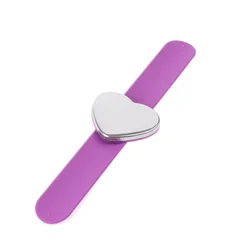 Salon Magnetic Wristband Hair Clip Holder for Hairdressing & Styling (Purple)