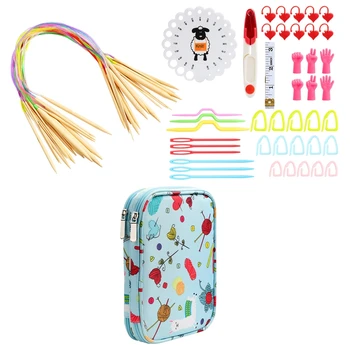 

Crochet Hook Set Yarn Crochet Knitting Needle Scissors Sewing Set Accessories DIY Needle Crafts