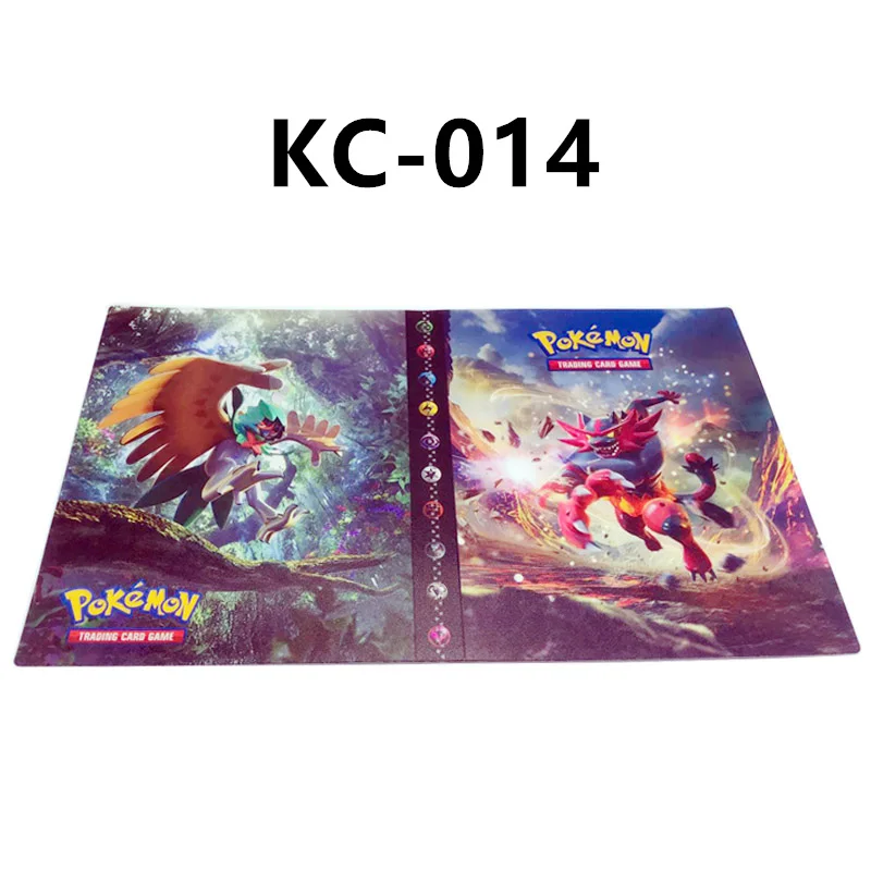 KC-014 24 стиля Pokemon Cards альбом книга мультфильм аниме Карманный Монстр Пикачу 240 шт держатель альбомная игрушка для детей подарок - Цвет: KC-014