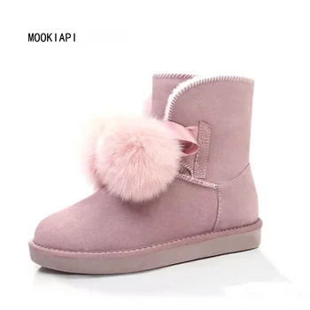 

Australia's latest high-quality women's shoes in 2019, real cowhide, artificial wool, free delivery, new women's snow boots