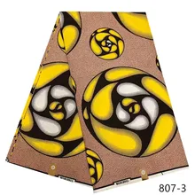 Новейший стиль полиэстер ткань для платья оптом африканская ткань Анкара Африканский Воск Принт tissus африканская ткань с принтом 807