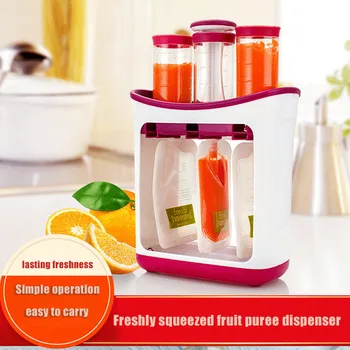 

Children Fruit Puree Squeezer Manual Juice Dispenser Tool for Home Kitchen can CSV