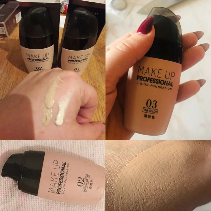 

Face Foundation Cream Waterproof Long-lasting Concealer Liquid Professional Makeup Full Coverage Matte Base Make Up