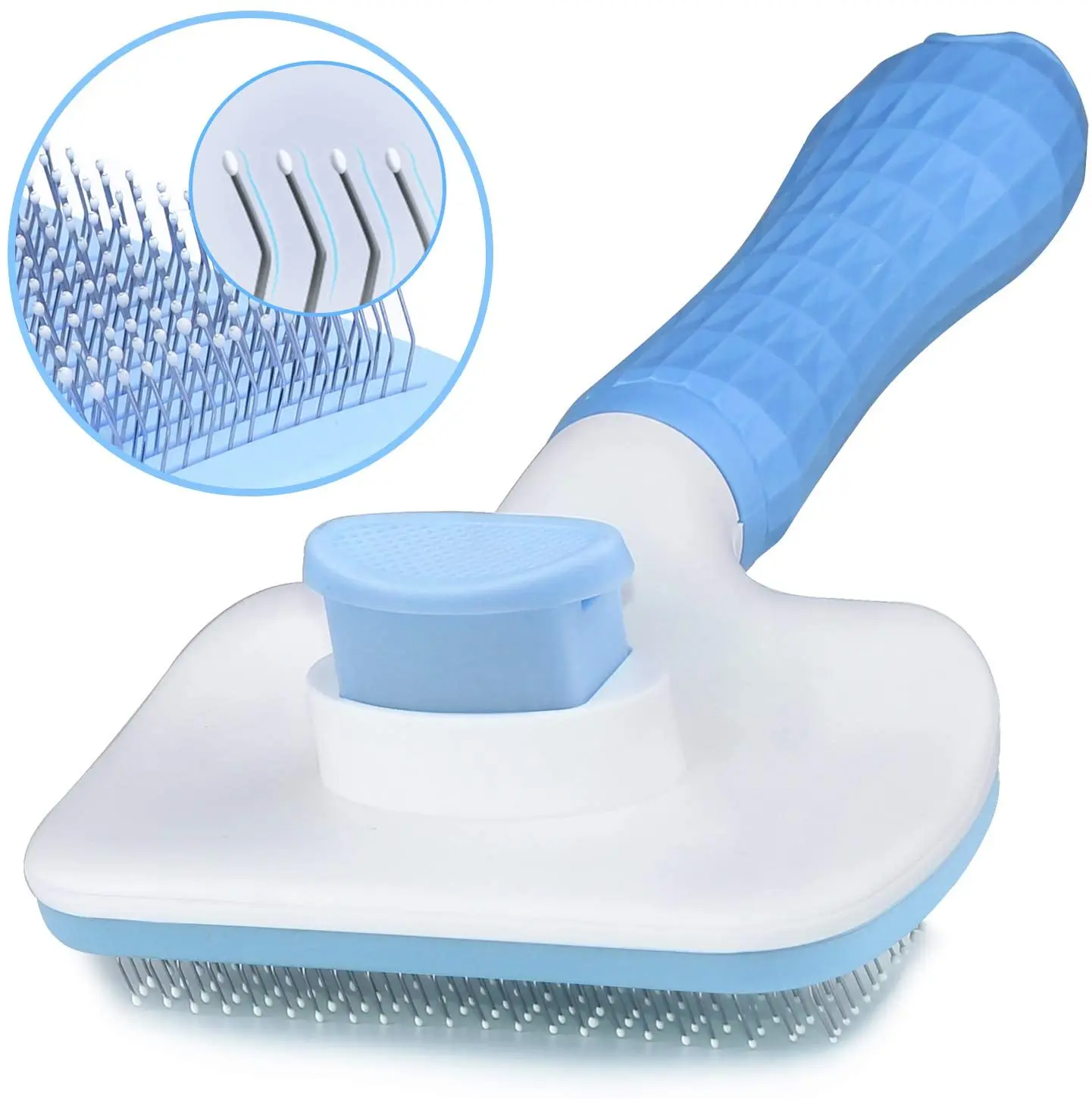 Peine para quitar el pelo de perros y gatos, cepillo de pelo largo desmontable para mascotas, desbrozadora automática, productos para mascotas
