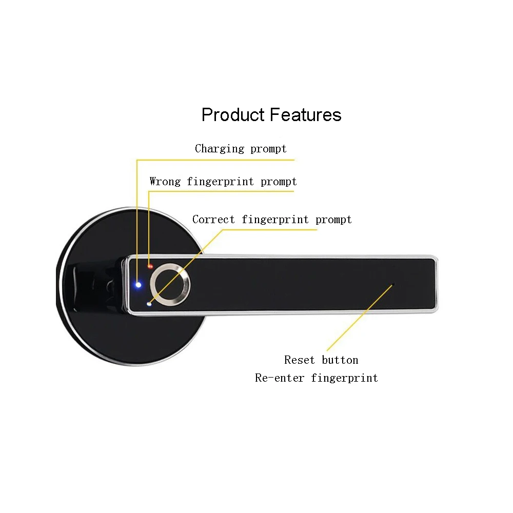 FREECAN умный биометрический дверной замок, БЕСКЛЮЧЕВОЙ Интеллектуальный отпечаток пальца электронный замок для дома и офиса