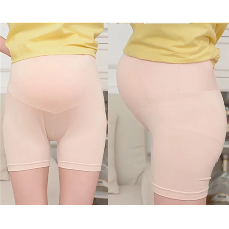 Maternity Clothing hot Pregnant Women Lift Belly Safety Pants Boxer Briefs High Waist Adjustment Stomach Lift Pregnant Women's Boxer Pants Anti-light second hand maternity clothes