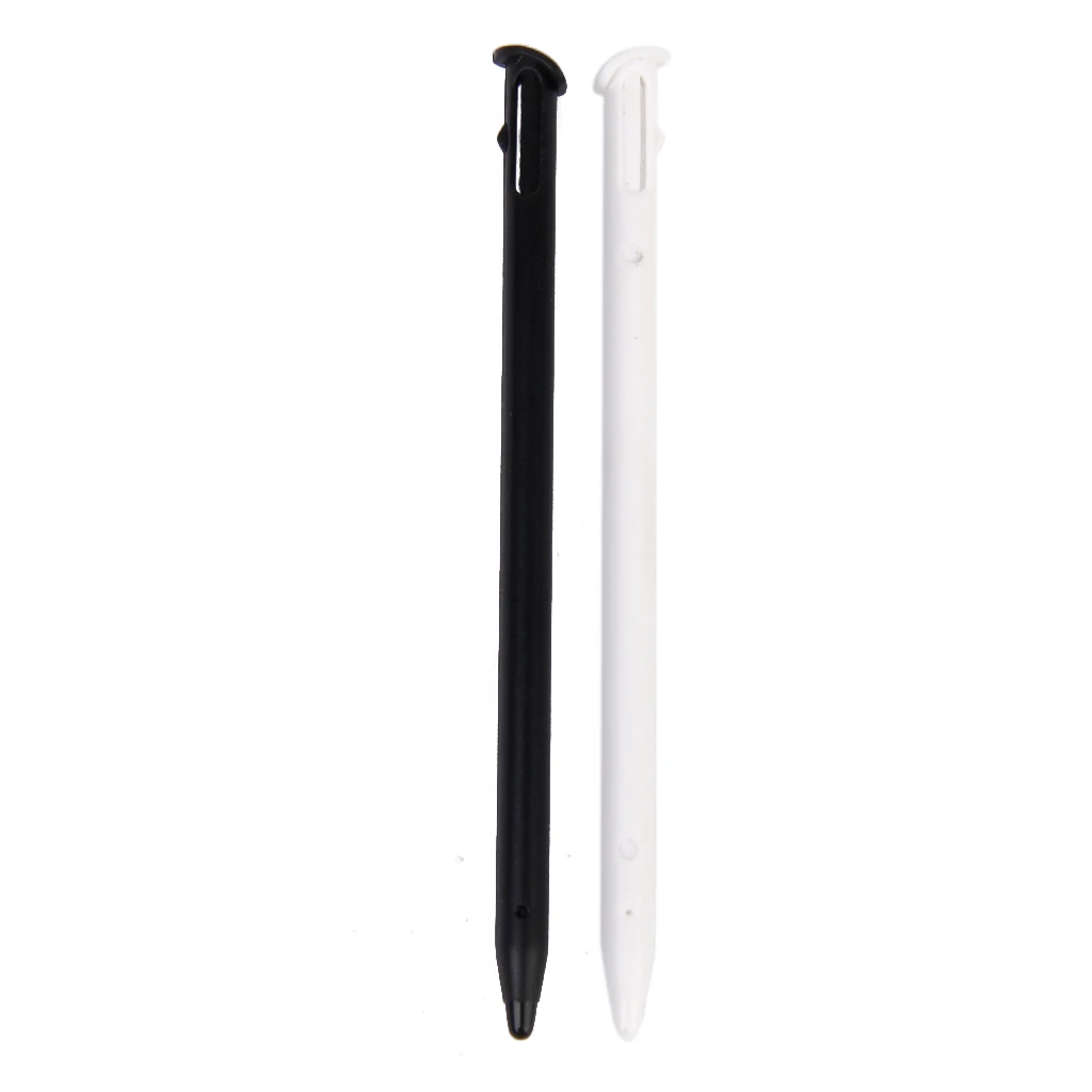 Plastic Stylus Touch Screen Pen for New Nintendo 3DS Accessory Pack of 2 Black and white Plastic Stylus Touch Screen Pen for New Nintendo 3DS Accessory Pack of 2 Black and white