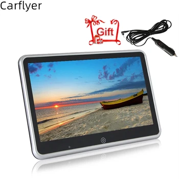 

Carflyer 10.1 Inch TFT LCD HD Car Headrest Monitor MP5 Video Player support USB/SD/FM/Speaker/Bluetooth Touch Screen Mirror link