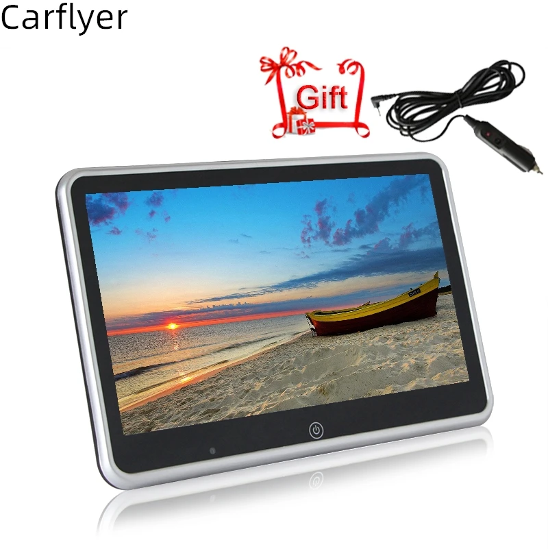 Carflyer 10 1 дюймовый TFT LCD HD автомобильный монитор на подголовник MP5 видеоплеер с