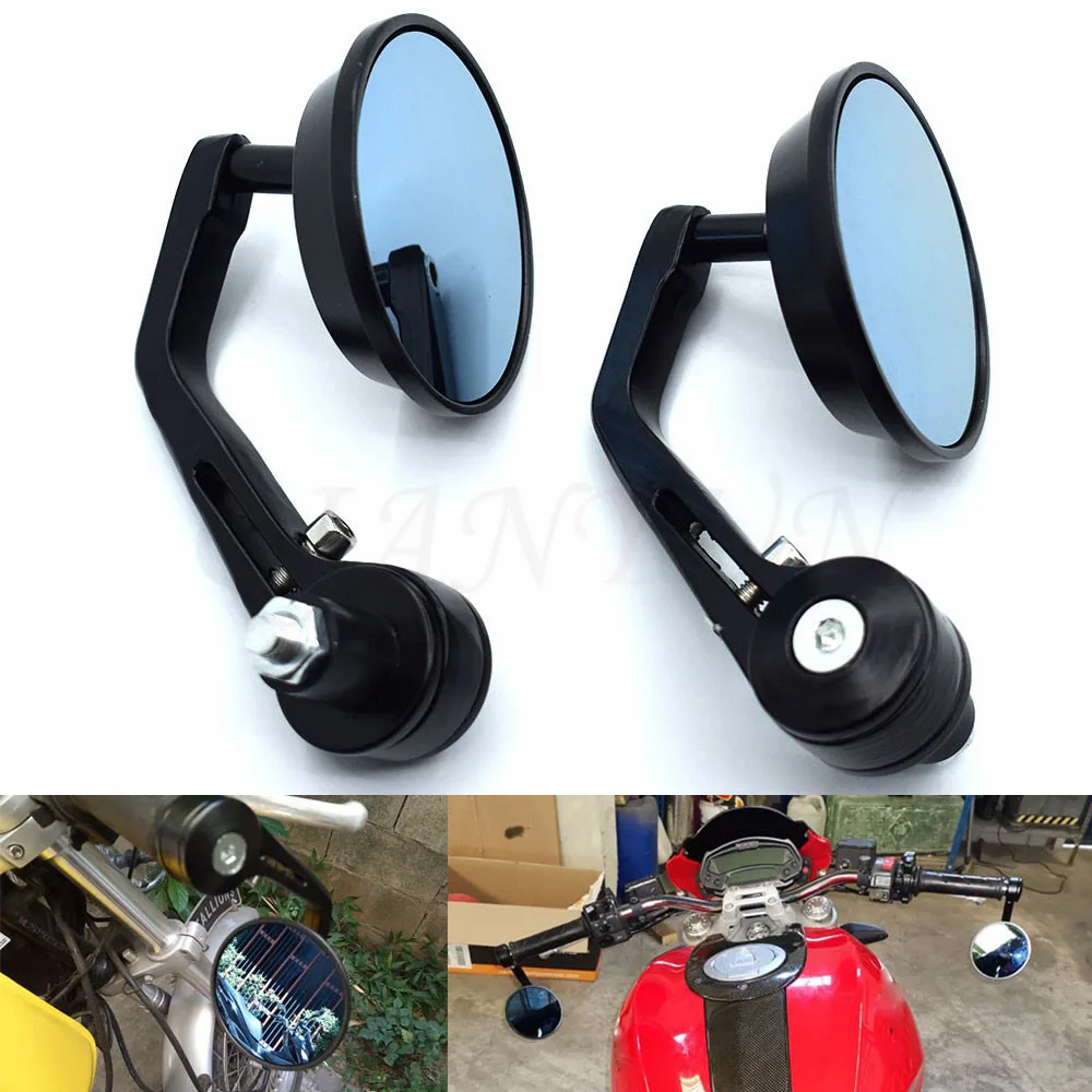 

Universal 7/8" motorcycle rear view mirror side mirror handle rod end mirror for Suzuki GSXR600 GSXR750 GSR600 GSR750 SFV650 GLA