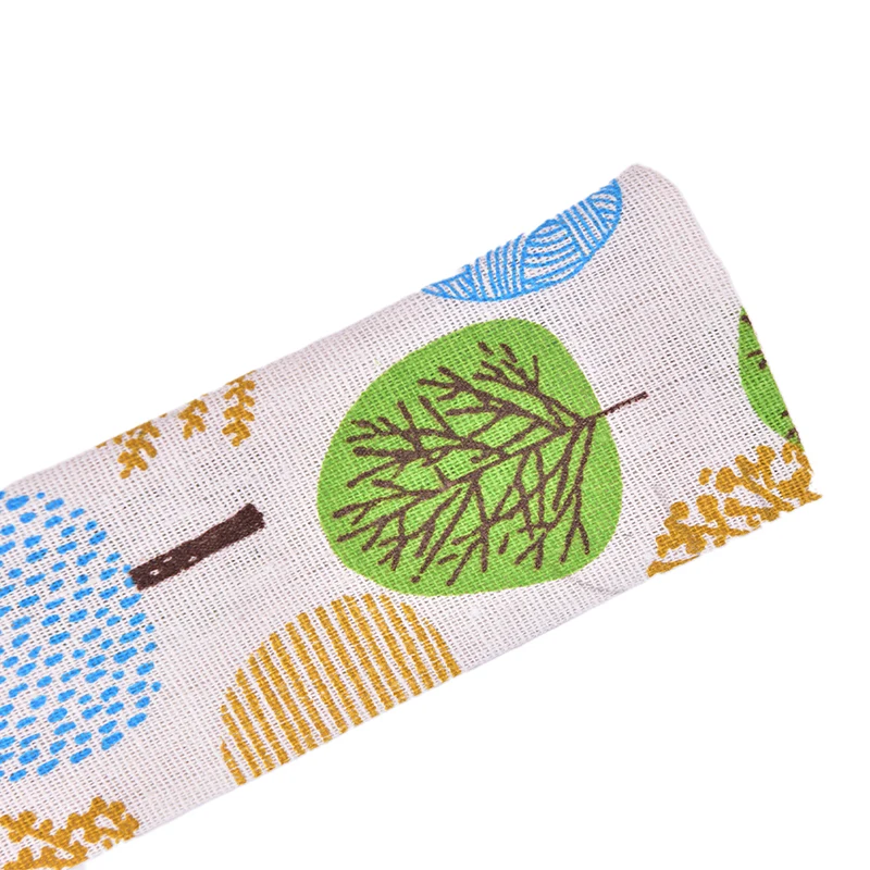 Cutlery Case Drawstring Bag Portable Tableware Storage Bag Cotton Linen Travel Spoon bag