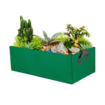 

Rectangle Planting Bag Garden Grow Planter Pouch Root Containe Plant Growing Pot Seedling Flowerpot Portable Cultivation Bag