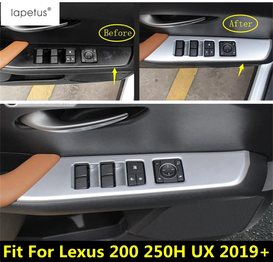 Матовые аксессуары Lapetus из углеродного волокна для Lexus UX 200 250H 2019 2021 внутренний