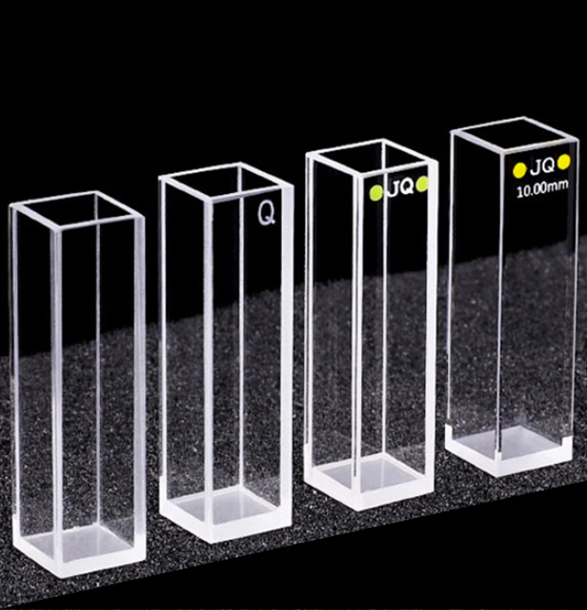 3.5ml 10mm Path UV JGS1 Quartz Cuvette Cell 4-way Light With Lid For Fluorescence Spectrometer