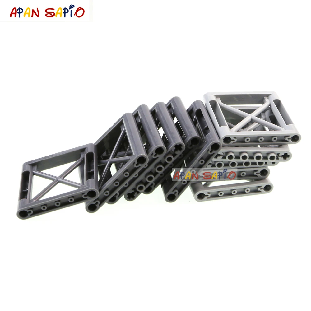 

50pcs DIY Building Blocks Support Frame Bricks 6x6 Dots Educational Plastic Compatible Brands Kids Gifts Toys for Children 64448