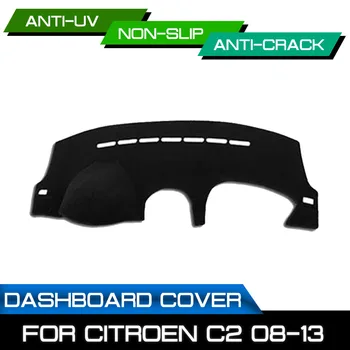 

Car Anti-dirty Non-slip Dash Cover Mat Dashboard Mat UV Protection Shade for Citroen C2 2008 2009 2010 2011 2012 2013