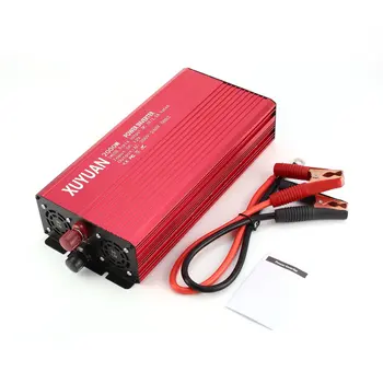

Peak 2000w Solar Power Inverter 12V DC To 220V AC Modified Sine Wave Converter Eu Plug