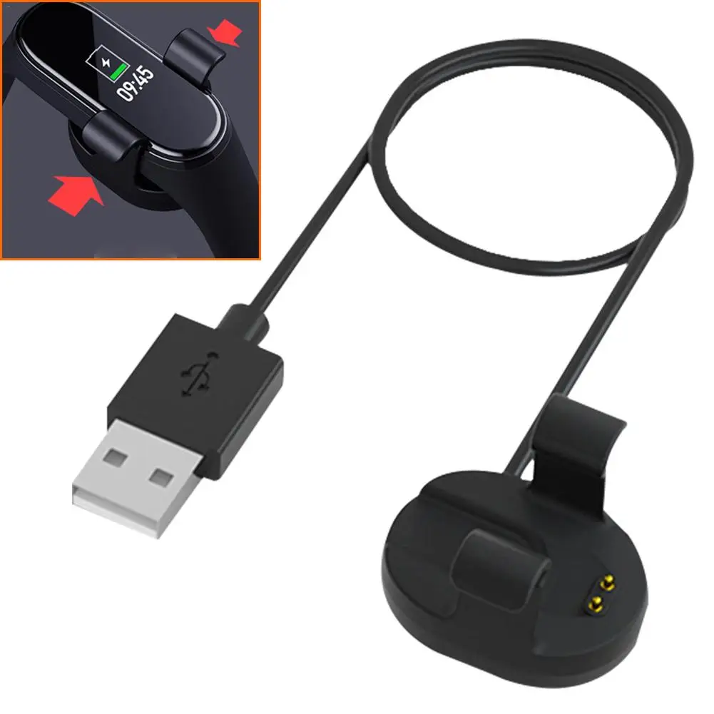 

Fast Charging Cable for Xiaomi Band 4 with Clip-on Type without Hurting Screen USB Charging Cable Adapter for MI Band 4 Bracelet