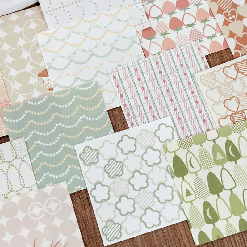 

Floral Hearts Memo Pad Colorful Message Notes 80mm*80mm 30 Sheets