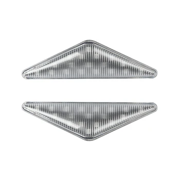 

1Pair Car Light Lamp Led Side Marker Turn Signal Light Indicator Flash For Ford Mondeo Mk1 Mk3 Transparent