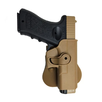 

IMI Glock Holster Hunting Tactical Combat Gun Holster for Glock 17 19 22 26 31 Pistol Holsters Airsoft Case with Clip Pouch