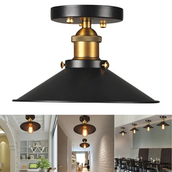 

Home Balcony Restaurant Ceiling Light Rust Proof Corridor Lamp Home Decoration Iron Loft Indoor Aisle Decoration Retro