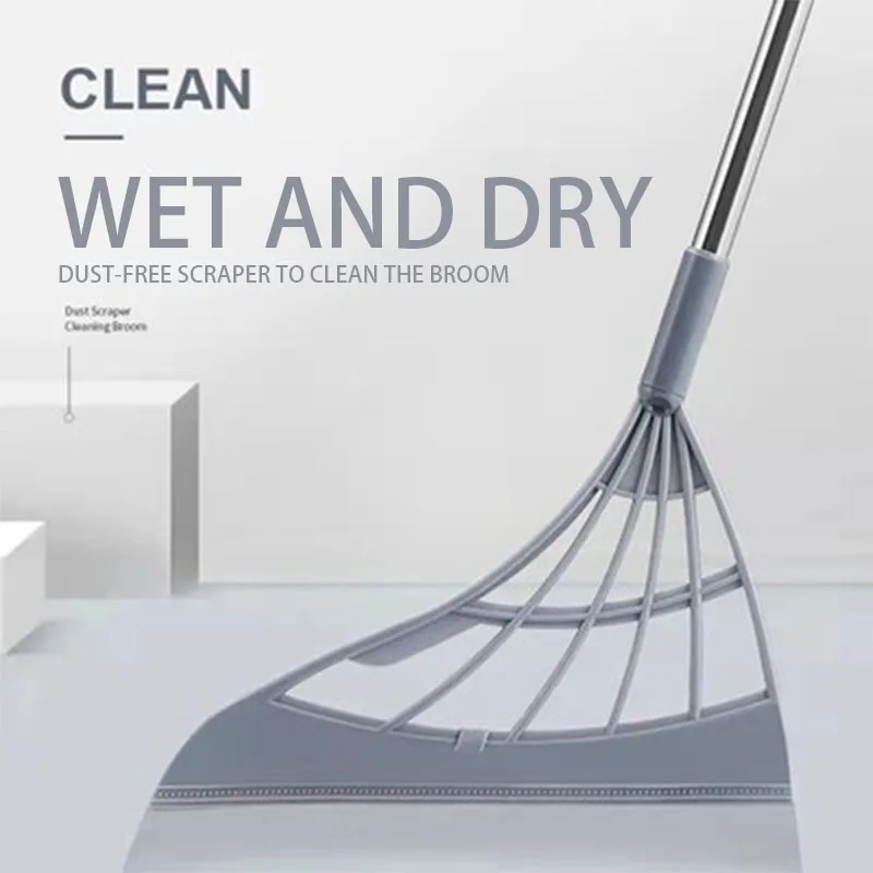 Multifunctional Magic Broom Sweeper Remove Dirt And Hair Rubber Mop
