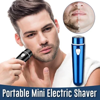 

2019 Portable Mini Electric Shaver USB Rechargeable Small Home Travel Razor