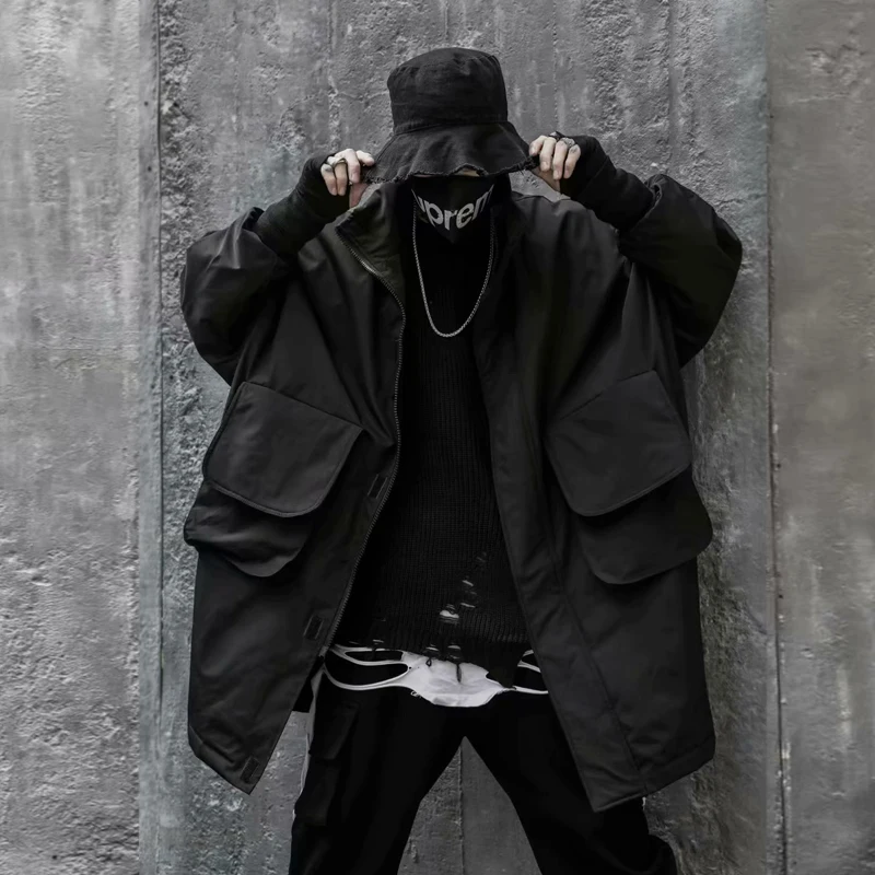 

2019 Winter Long Coats Mens Fashion Overcoat Men Hot Sale Thick Coat Warm Men's Clothing