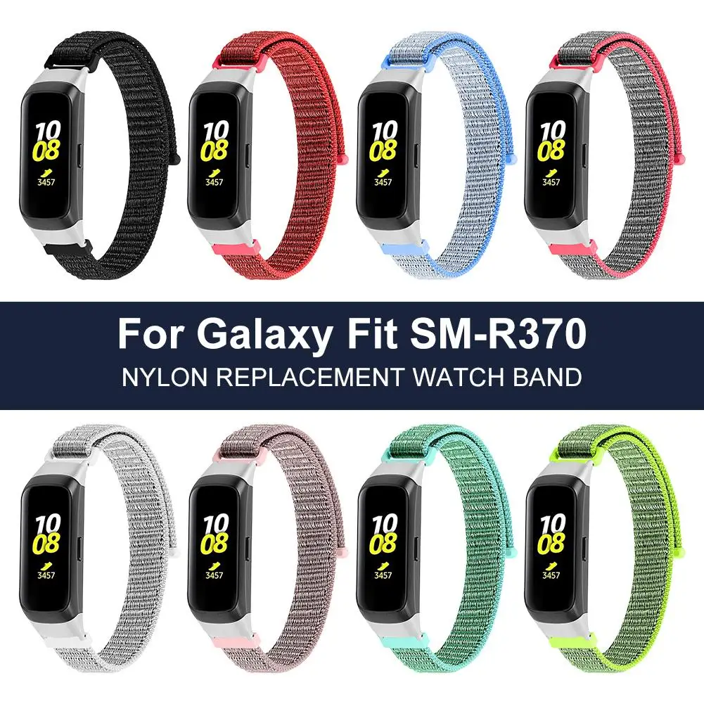 

2020 Newest Nylon Replacement Watch Band Watch Strap Wrist Smart Band Strap Accessories for Samsung Galaxy FitSM-R370