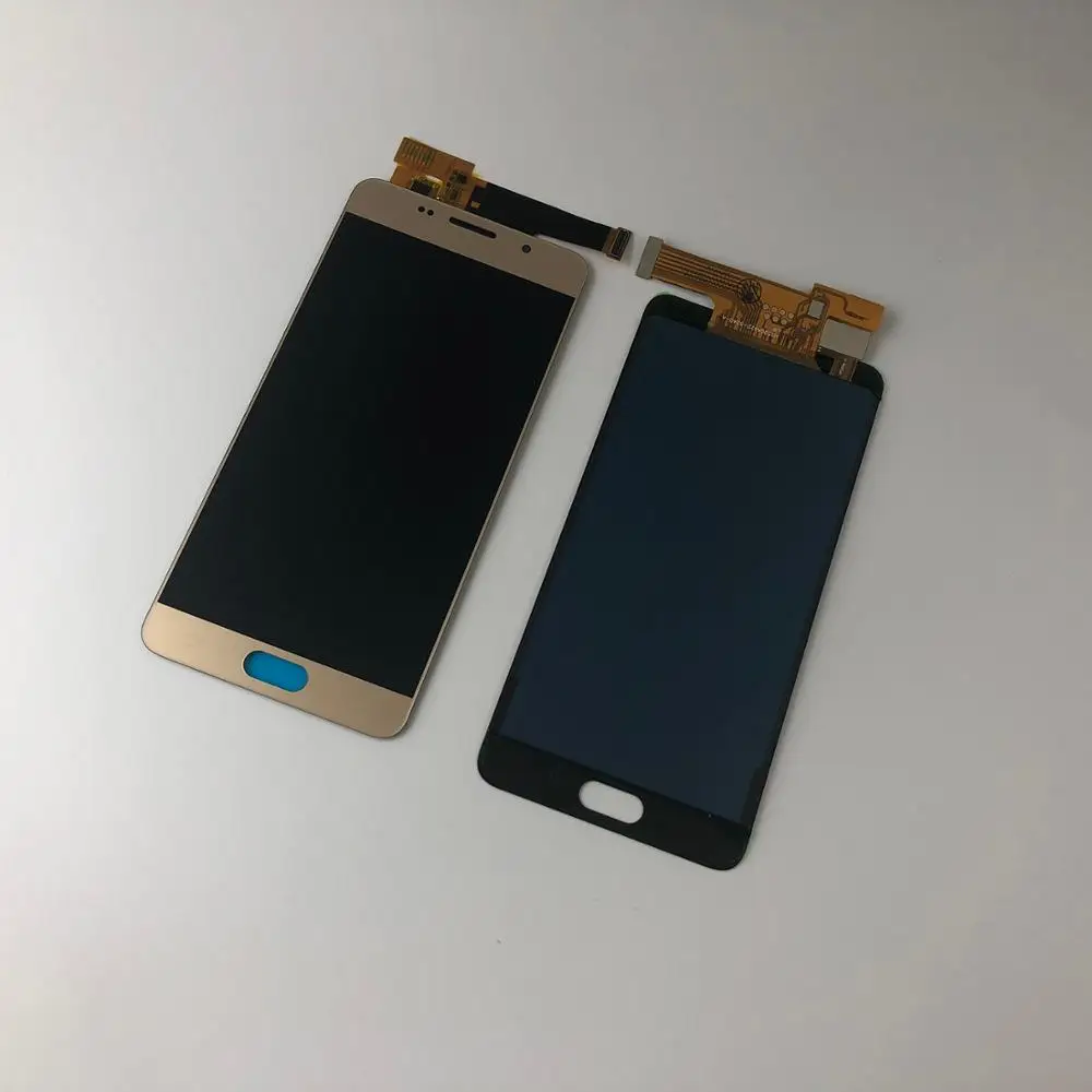 Для Samsung Galaxy A5 A510 A510F A510FD A510M ЖК-дисплей кодирующий преобразователь сенсорного экрана в сборе+ сенсорная кнопка "домой"