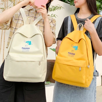 

Women Backpacks Large Capacity Casual Cartoon Printing Travel Backpacks Women Knapsack Leisure Oxford Cloth School Shoulder Bags