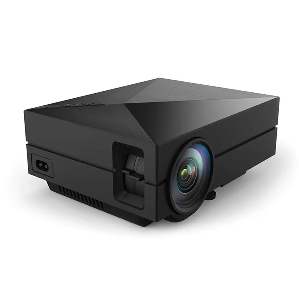 

EU Plus Portable Projector Home Gm60 Mini Support Hd 1080P Small Projector Led Projector 30-130 Inch Projection Size