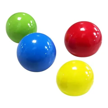 Lepljive kroglice mečejo na strop dekompresijska žoga lepljiva squash žoga sesanje dekompresijske igrače lepljiva tarča otroška igrača