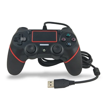 

USB Wired Gamepad for Playstation 4 Joystick Gamepads Double Shock Joypad for PC For PS4 Controller 2.2M Cable For PS3 Console