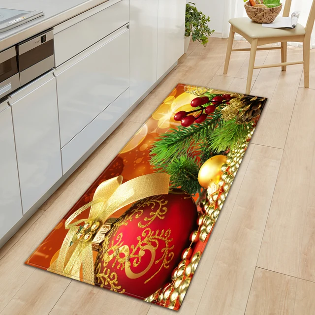 modern Kitchen Mat Long Strip Bedroom Entrance Doormat 3D Pattern Home Floor Decoration Living Room Carpet Bathroom Non-Slip Rug 4